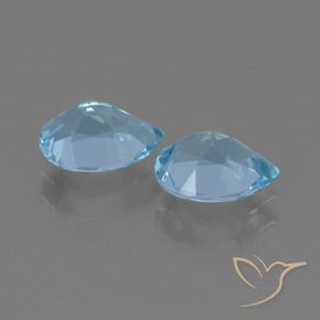 Shop natural 1.73ct スカイブルー トパーズ gems, 洋梨の形, from ブラジル at GemSelect. In stock, global shipping!