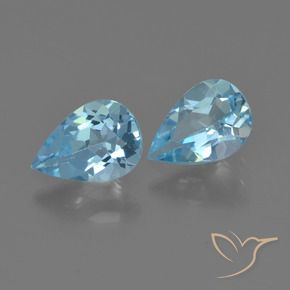 Shop natural 1.54ct スカイブルー トパーズ gems, 洋梨の形, from ブラジル at GemSelect. In stock, global shipping!