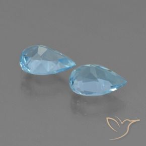 Shop natural 1.54ct スカイブルー トパーズ gems, 洋梨の形, from ブラジル at GemSelect. In stock, global shipping!