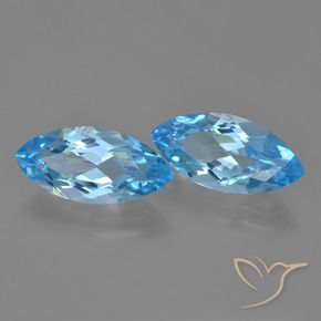 Shop natural 7.36ct スイスブルー トパーズ gems, マーキーズ, from ブラジル at GemSelect. In stock, global shipping!