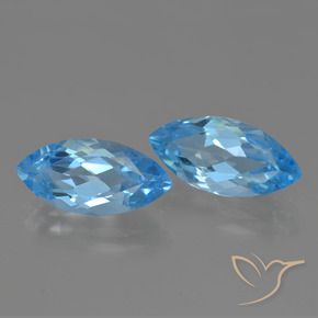 Shop natural 7.76ct スイスブルー トパーズ gems, マーキーズ, from ブラジル at GemSelect. In stock, global shipping!