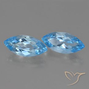 Shop natural 6.63ct スイスブルー トパーズ gems, マーキーズ, from ブラジル at GemSelect. In stock, global shipping!
