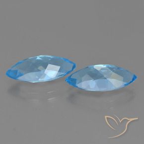 Shop natural 6.63ct スイスブルー トパーズ gems, マーキーズ, from ブラジル at GemSelect. In stock, global shipping!