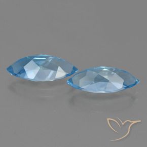 Shop natural 7.39ct スイスブルー トパーズ gems, マーキーズ, from ブラジル at GemSelect. In stock, global shipping!