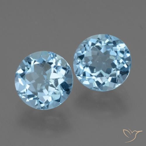 Shop natural 4.57ct スカイブルー トパーズ gems, ラウンド, from ブラジル at GemSelect. In stock, global shipping!
