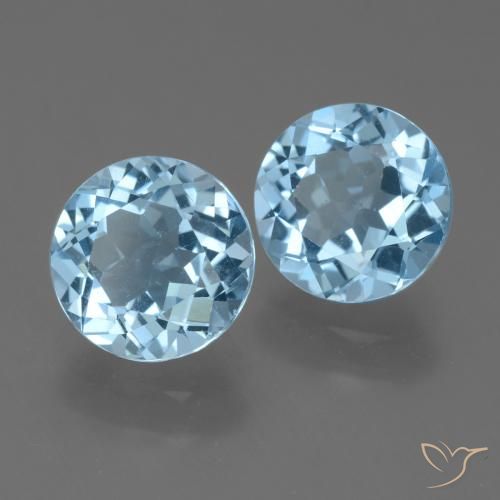 Shop natural 4.81ct スイスブルー トパーズ gems, ラウンド, from ブラジル at GemSelect. In stock, global shipping!