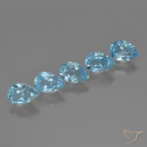 Shop natural 2.89ct スイスブルー トパーズ gems, 洋梨の形, from ブラジル at GemSelect. In stock, global shipping!