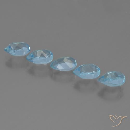 Shop natural 2.89ct スイスブルー トパーズ gems, 洋梨の形, from ブラジル at GemSelect. In stock, global shipping!