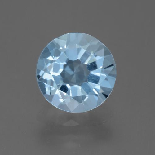 2.23ct 天然 スイスブルー トパーズ, ラウンド, VS