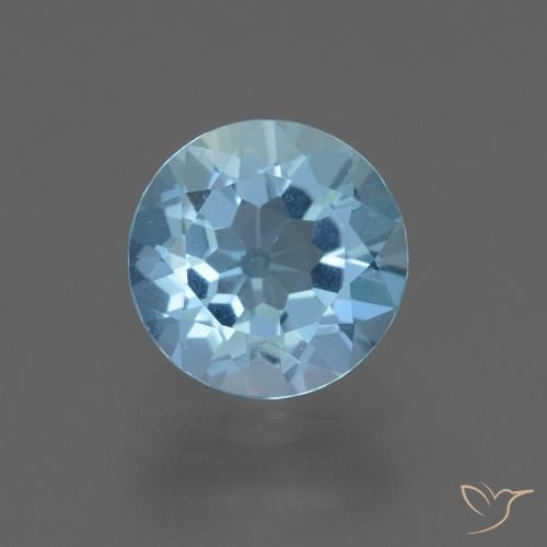 2.23ct 天然 スカイブルー トパーズ, ラウンド, VS