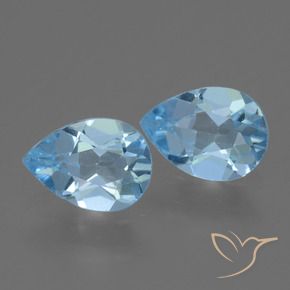 Shop natural 1.53ct スカイブルー トパーズ gems, 洋梨の形, from ブラジル at GemSelect. In stock, global shipping!