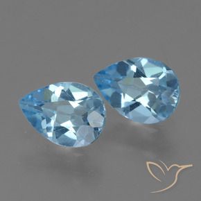 Shop natural 1.58ct スイスブルー トパーズ gems, 洋梨の形, from ブラジル at GemSelect. In stock, global shipping!