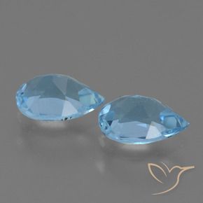 Shop natural 1.58ct スイスブルー トパーズ gems, 洋梨の形, from ブラジル at GemSelect. In stock, global shipping!