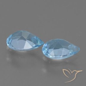 Shop natural 1.55ct スカイブルー トパーズ gems, 洋梨の形, from ブラジル at GemSelect. In stock, global shipping!