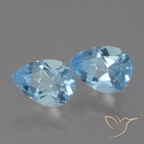 Shop natural 1.70ct スカイブルー トパーズ gems, 洋梨の形, from ブラジル at GemSelect. In stock, global shipping!