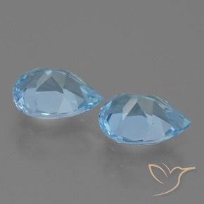 Shop natural 1.70ct スカイブルー トパーズ gems, 洋梨の形, from ブラジル at GemSelect. In stock, global shipping!