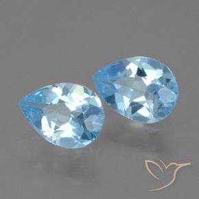 Shop natural 1.57ct スカイブルー トパーズ gems, 洋梨の形, from ブラジル at GemSelect. In stock, global shipping!