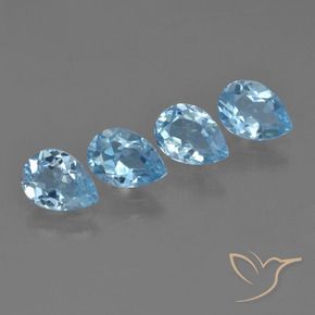 Shop natural 3.22ct スカイブルー トパーズ gems, 洋梨の形, from ブラジル at GemSelect. In stock, global shipping!