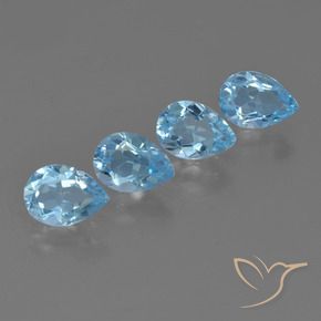 Shop natural 3.29ct スカイブルー トパーズ gems, 洋梨の形, from ブラジル at GemSelect. In stock, global shipping!