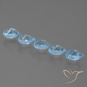 Shop natural 3.05ct スカイブルー トパーズ gems, 洋梨の形, from ブラジル at GemSelect. In stock, global shipping!