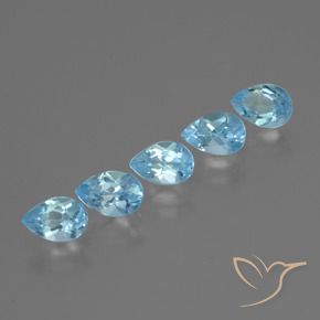 Shop natural 2.76ct スカイブルー トパーズ gems, 洋梨の形, from ブラジル at GemSelect. In stock, global shipping!