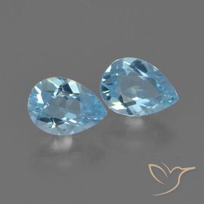 Shop natural 1.71ct スカイブルー トパーズ gems, 洋梨の形, from ブラジル at GemSelect. In stock, global shipping!