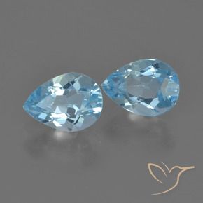 Shop natural 1.70ct スカイブルー トパーズ gems, 洋梨の形, from ブラジル at GemSelect. In stock, global shipping!