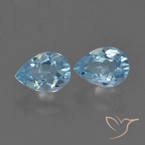 Shop natural 1.66ct スカイブルー トパーズ gems, 洋梨の形, from ブラジル at GemSelect. In stock, global shipping!
