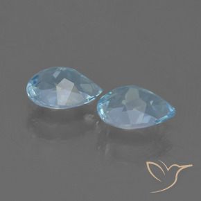 Shop natural 1.66ct スカイブルー トパーズ gems, 洋梨の形, from ブラジル at GemSelect. In stock, global shipping!