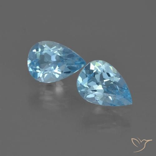 Shop natural 1.47ct スイスブルー トパーズ gems, 洋梨の形, from ブラジル at GemSelect. In stock, global shipping!