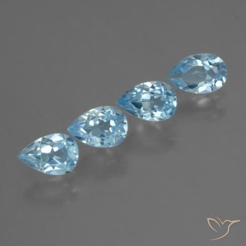 Shop natural 2.36ct スカイブルー トパーズ gems, 洋梨の形, from ブラジル at GemSelect. In stock, global shipping!