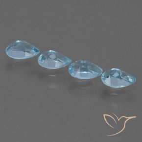 Shop natural 2.29ct スカイブルー トパーズ gems, 洋梨の形, from ブラジル at GemSelect. In stock, global shipping!