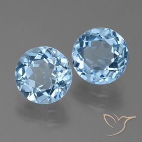 Shop natural 4.81ct スカイブルー トパーズ gems, ラウンド, from ブラジル at GemSelect. In stock, global shipping!