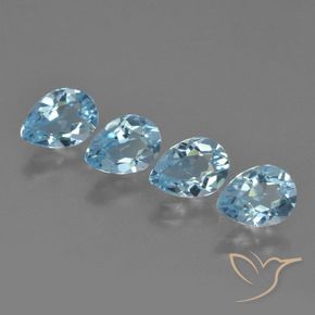 Shop natural 3.38ct スカイブルー トパーズ gems, 洋梨の形, from ブラジル at GemSelect. In stock, global shipping!
