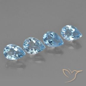 Shop natural 3.40ct スカイブルー トパーズ gems, 洋梨の形, from ブラジル at GemSelect. In stock, global shipping!