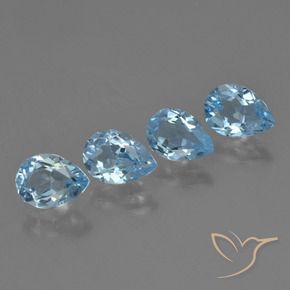 Shop natural 3.13ct スカイブルー トパーズ gems, 洋梨の形, from ブラジル at GemSelect. In stock, global shipping!