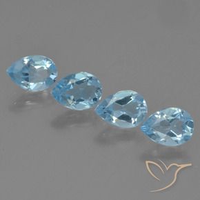 Shop natural 3.15ct スカイブルー トパーズ gems, 洋梨の形, from ブラジル at GemSelect. In stock, global shipping!