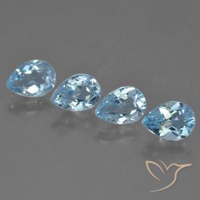Shop natural 3.30ct スカイブルー トパーズ gems, 洋梨の形, from ブラジル at GemSelect. In stock, global shipping!
