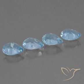 Shop natural 3.30ct スカイブルー トパーズ gems, 洋梨の形, from ブラジル at GemSelect. In stock, global shipping!
