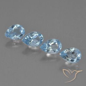 Shop natural 2.86ct スカイブルー トパーズ gems, 洋梨の形, from ブラジル at GemSelect. In stock, global shipping!
