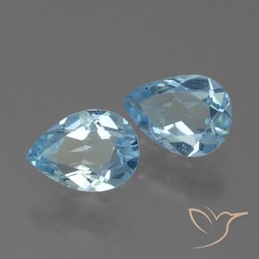 Shop natural 1.38ct スカイブルー トパーズ gems, 洋梨の形, from ブラジル at GemSelect. In stock, global shipping!