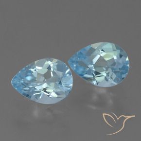 Shop natural 1.61ct スカイブルー トパーズ gems, 洋梨の形, from ブラジル at GemSelect. In stock, global shipping!
