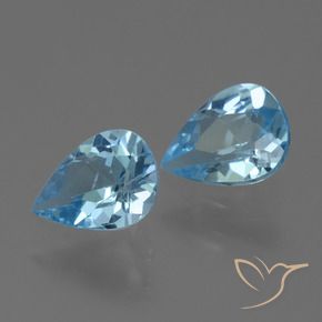 Shop natural 1.47ct スカイブルー トパーズ gems, 洋梨の形, from ブラジル at GemSelect. In stock, global shipping!