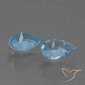 Shop natural 1.47ct スカイブルー トパーズ gems, 洋梨の形, from ブラジル at GemSelect. In stock, global shipping!