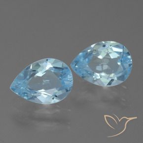 Shop natural 1.50ct スカイブルー トパーズ gems, 洋梨の形, from ブラジル at GemSelect. In stock, global shipping!
