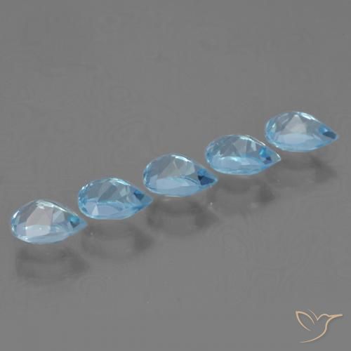 Shop natural 3.23ct スカイブルー トパーズ gems, 洋梨の形, from ブラジル at GemSelect. In stock, global shipping!