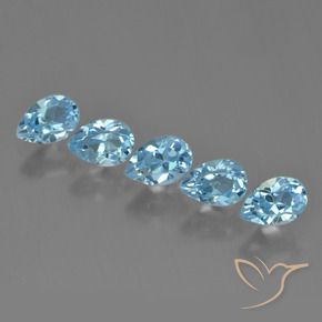 Shop natural 2.91ct スカイブルー トパーズ gems, 洋梨の形, from ブラジル at GemSelect. In stock, global shipping!