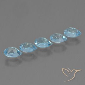 Shop natural 2.91ct スカイブルー トパーズ gems, 洋梨の形, from ブラジル at GemSelect. In stock, global shipping!