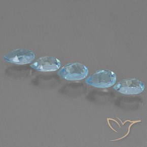 Shop natural 2.94ct スカイブルー トパーズ gems, 洋梨の形, from ブラジル at GemSelect. In stock, global shipping!