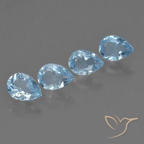 Shop natural 3.53ct スカイブルー トパーズ gems, 洋梨の形, from ブラジル at GemSelect. In stock, global shipping!